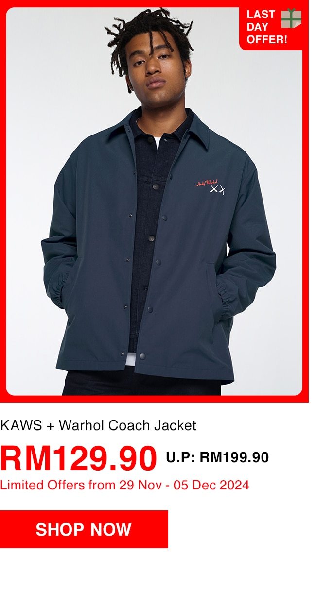 KAWS + Warhol Coach Jacket