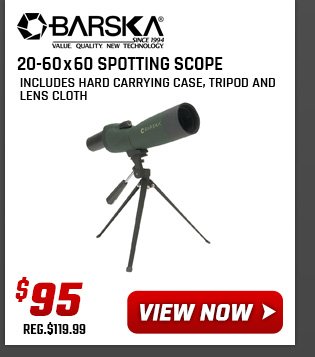 Barska 20-60x60 Spotting Scope