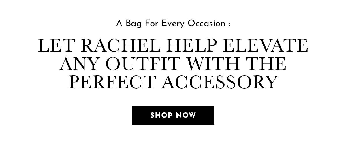 The Bags Rachel Brings Everywhere! 