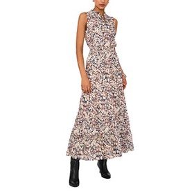 1.state Printed Sleeveless Maxi Dress