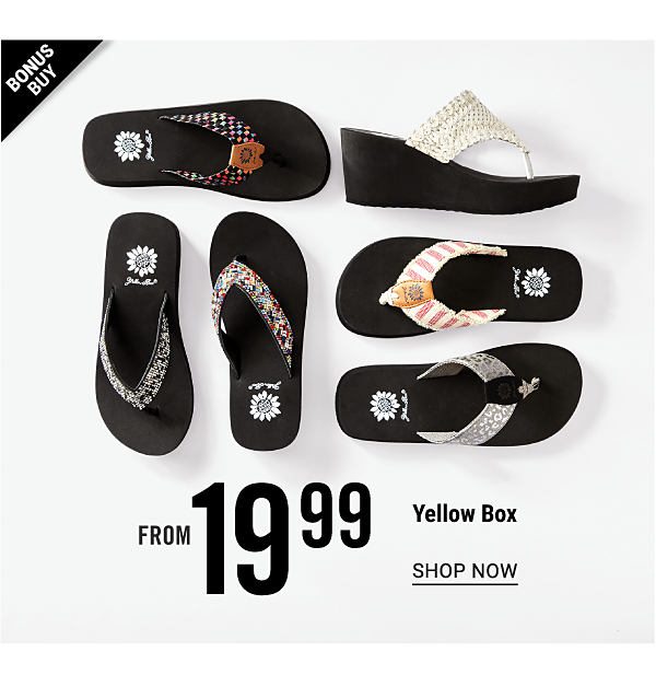 Bonus Buy! From 19.99 Yellow Box - Shop Now