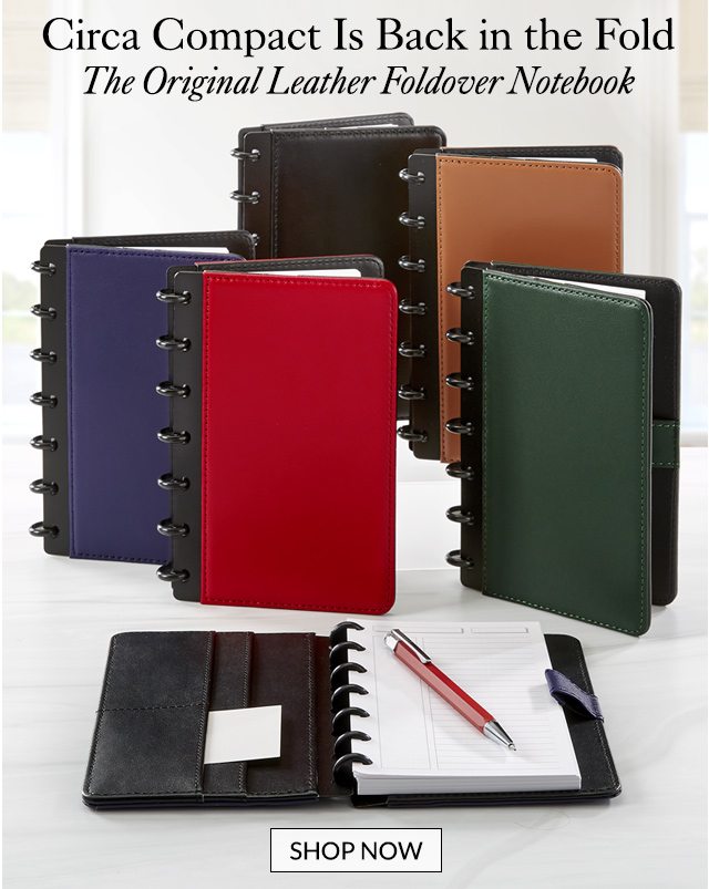 Shop Circa Leather Foldover Notebook