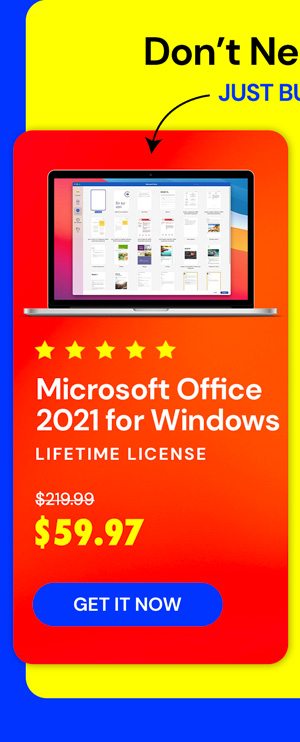 The Ultimate Microsoft Office Professional 2021 for Windows: Lifetime License + Windows 11 Pro Bundle