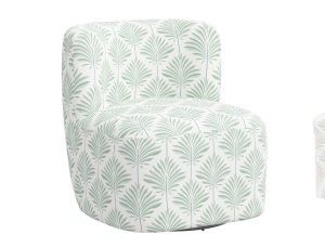 Kinsley Swivel Chair, Cerifera Palm