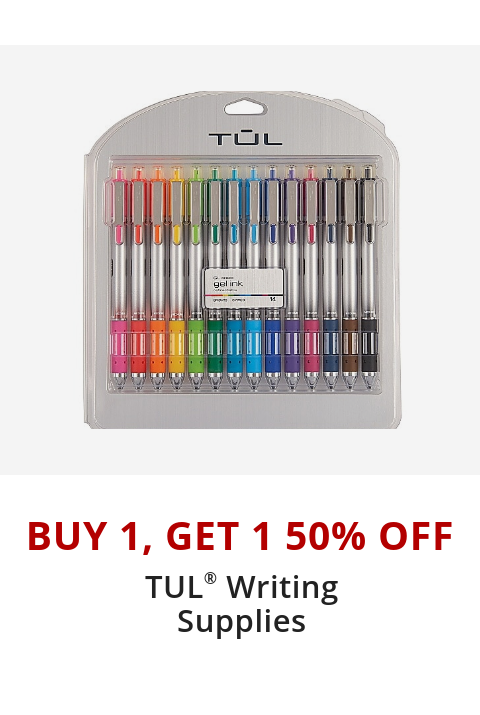 Buy 1 get 1 50% off Tul writing