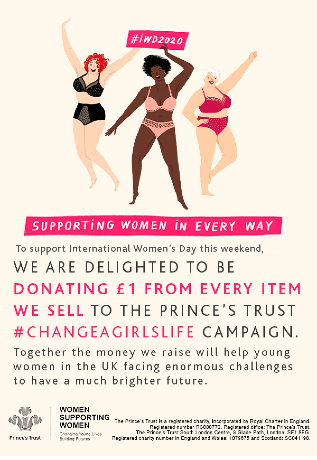 We are delighted to be donating £1 from every item we sell...