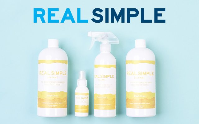 484-411 Real Simple 4-Piece Wrinkle Release & Fabric Refresher Spray Set (83 oz)