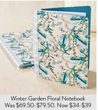 Shop Circa Winter Garden Floral Notebook