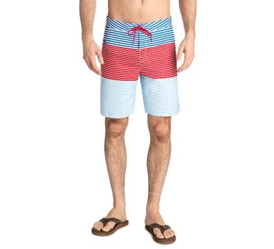 Whale Harbor Stripe Board Shorts