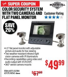 View COLOR SECURITY SYSTEM WITH NIGHT VISION