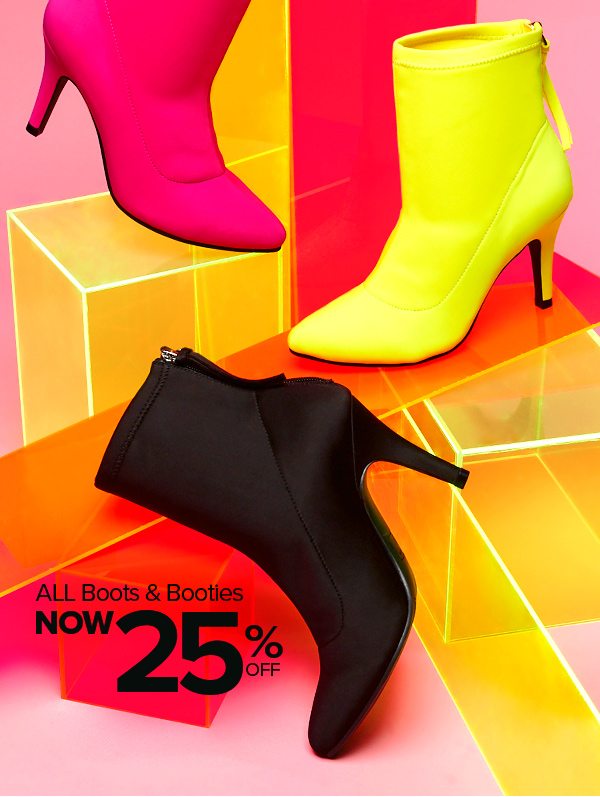 Shop 25% Off Boots & Booties