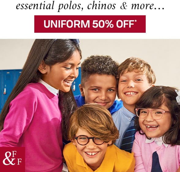 50% off Uniforms