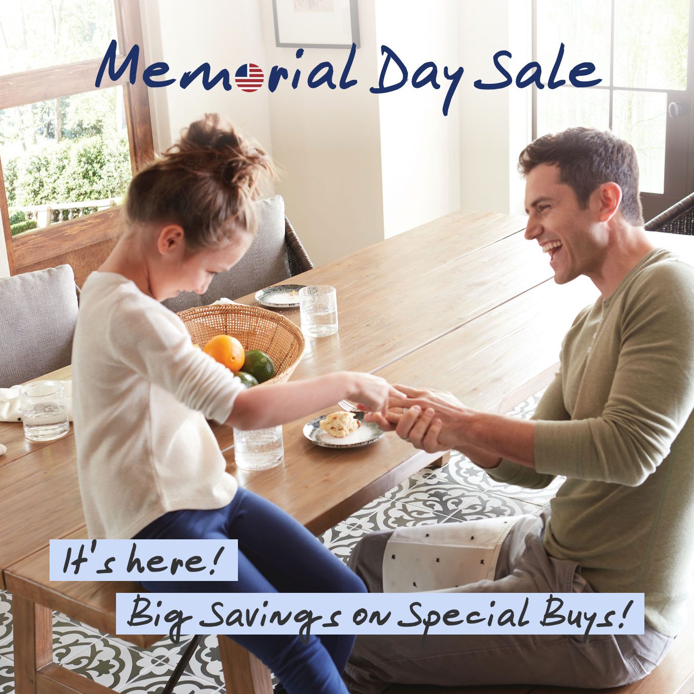 Memorial Day Sale. It's here! Shop special buys.