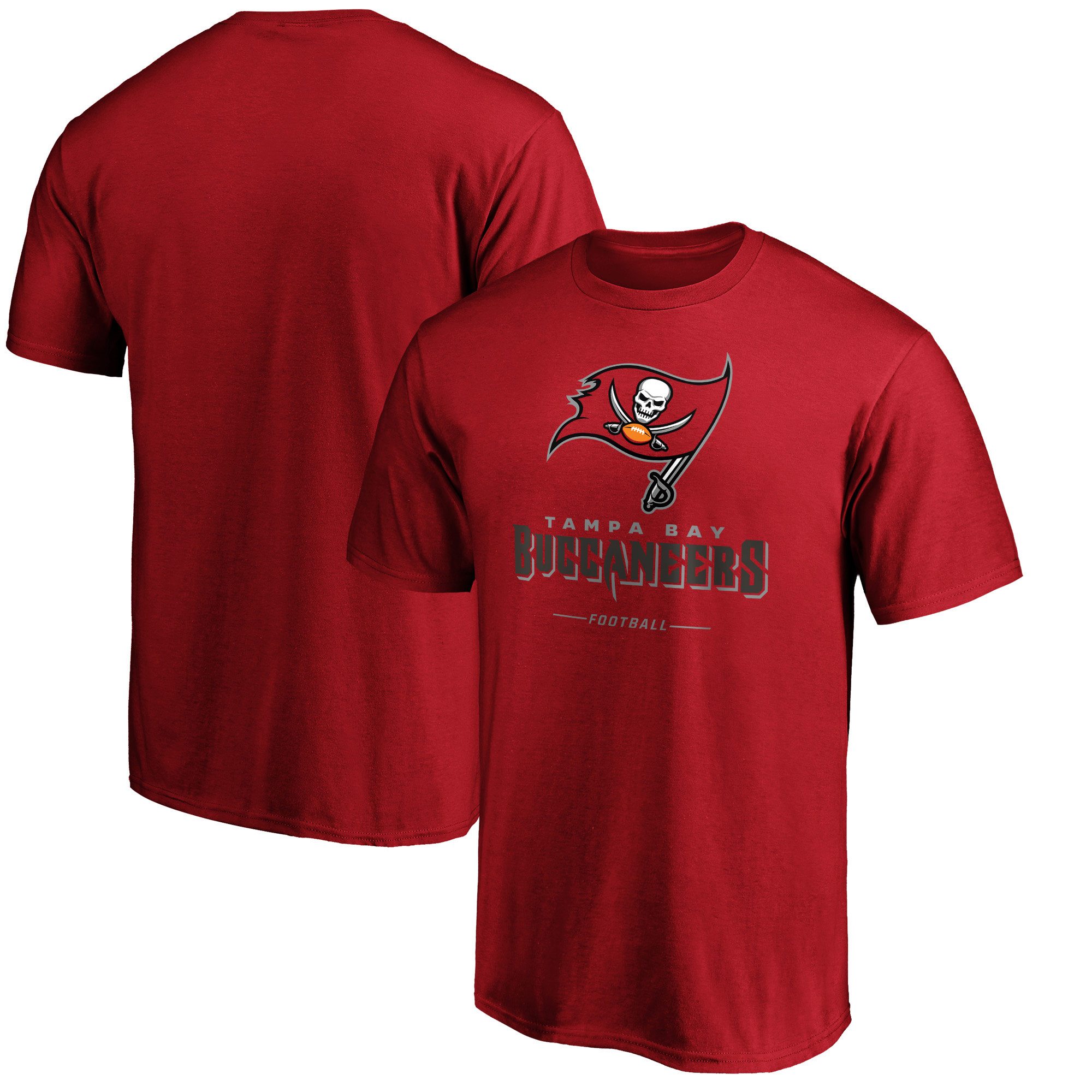  Fanatics Red Big & Tall Team Lockup T-Shirt