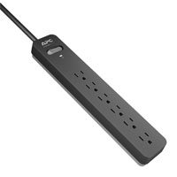 APC Surge Protector power strip with 10 ft. Long Cord, 6-Outlets, 1080 Joule, SurgeArrest Essential (PE610)