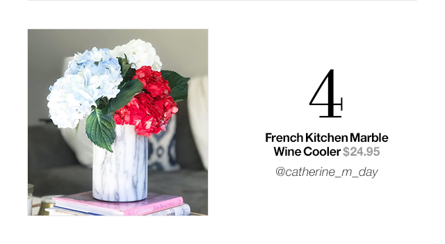 French Kitchen Marble Wine Cooler