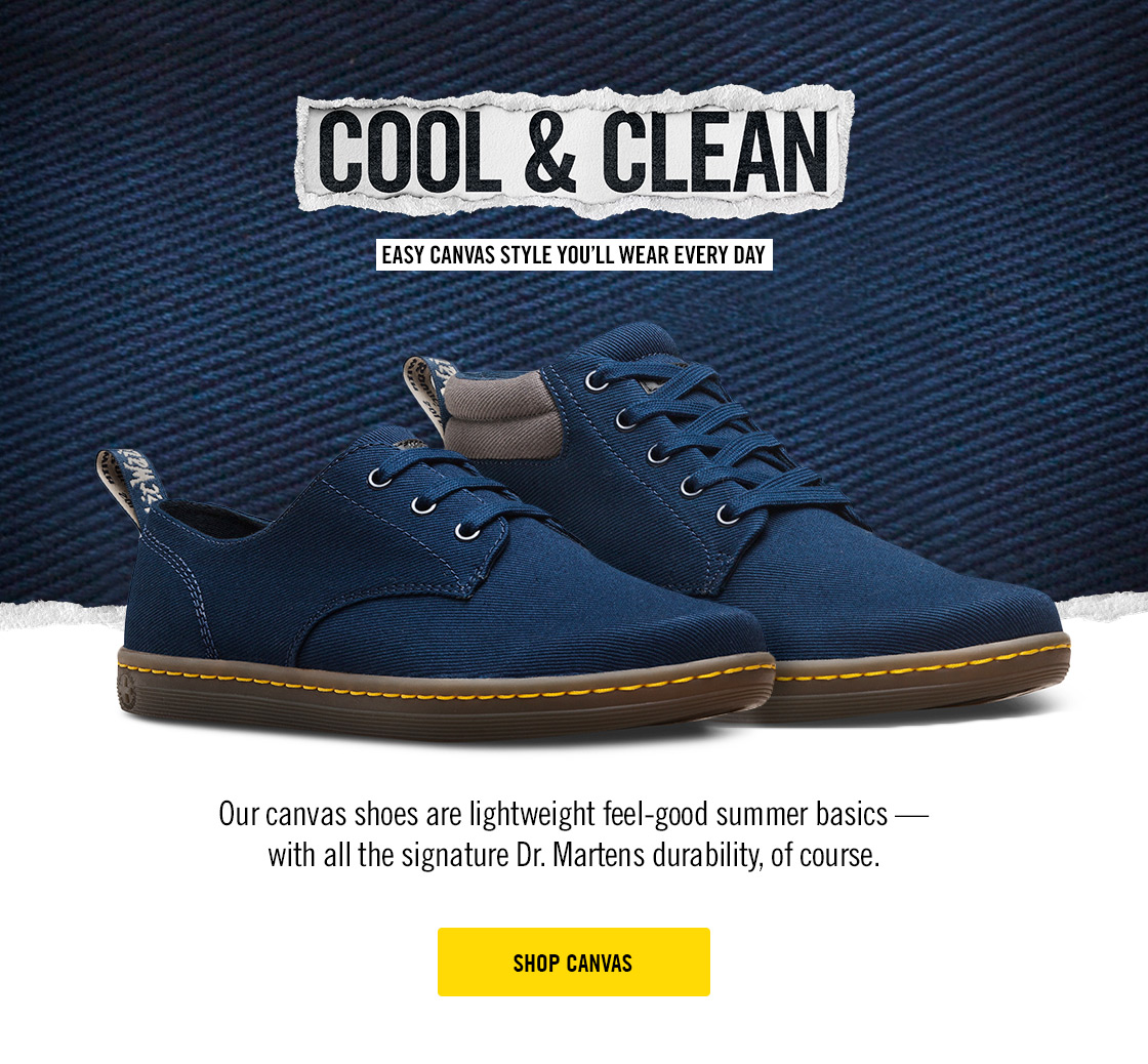 how to clean canvas dr martens