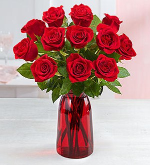 One Dozen Romantic Red Roses SHOP NOW 