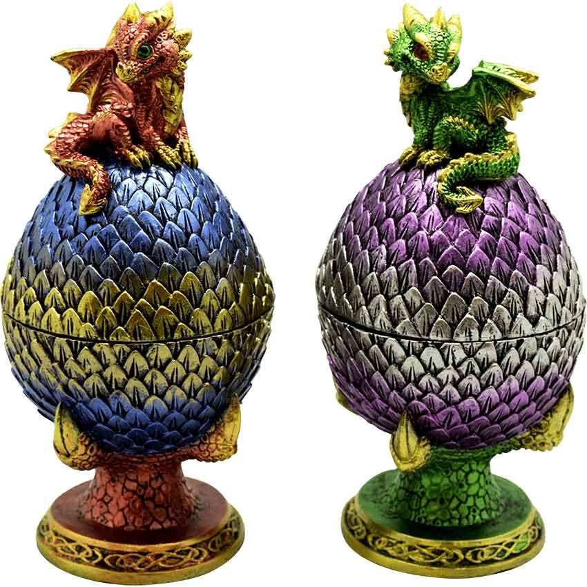 Image of Dragon on Egg Box Set