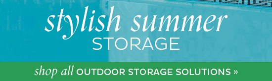 Shop All Outdoor Storage Solutions