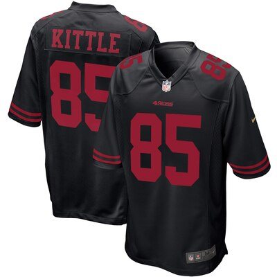 George Kittle San Francisco 49ers Nike Alternate Game Jersey - Black