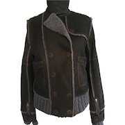 New Dolce & Gabbana Women’s Bomber Lambskin Jacket size 10