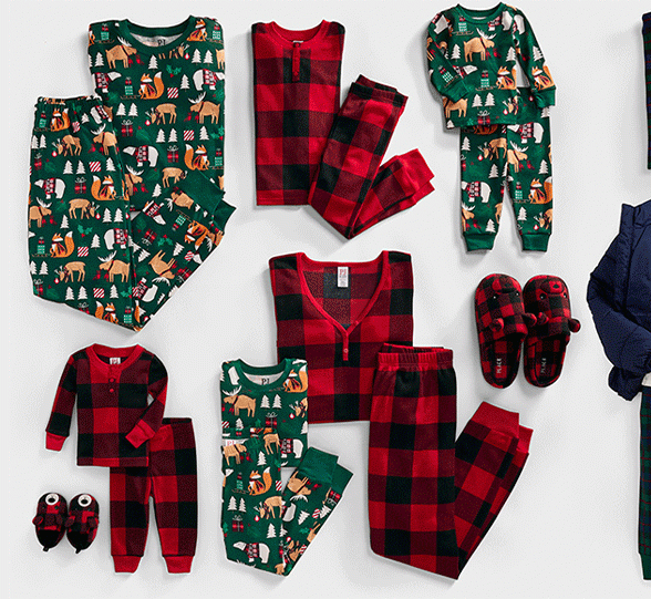 $5, $10 & $15 Holiday Pajamas