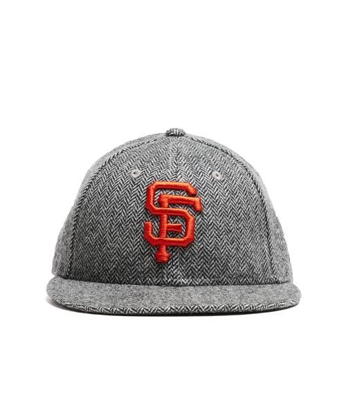 EXCLUSIVE NEW ERA SF GIANTS HAT IN ABRAHAM MOON HERRINGBONE LAMBSWOOL