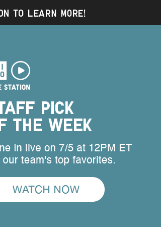 BANNER 4 - STAFF PICK OF THE WEEK LIVE STATION