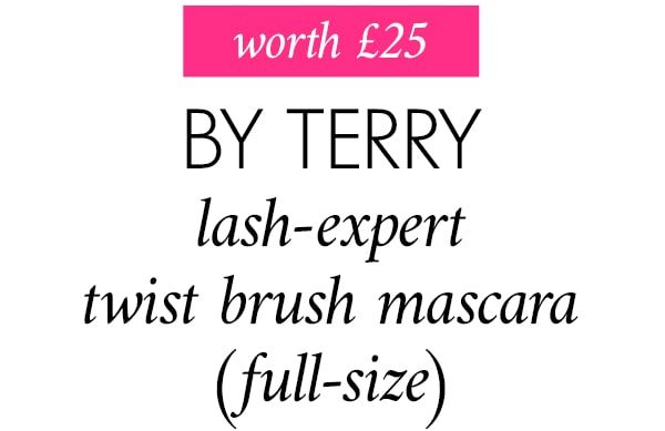 4 worth £25 By terry lash-expert twist brush mascara (full-size)