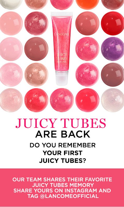 Juicy Tubes are back - Do you remember your first Juicy Tubes?