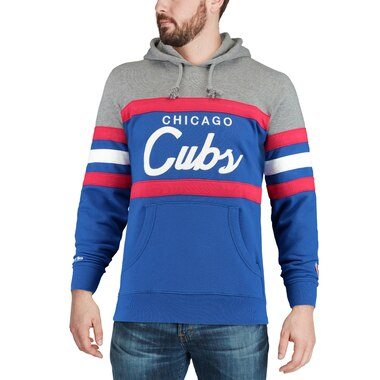 Mitchell & Ness Chicago Cubs Royal Head Coach Hoodie