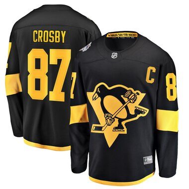 Sidney Crosby Pittsburgh Penguins Fanatics Branded 2019 NHL Stadium Series Breakaway Player Jersey - Black