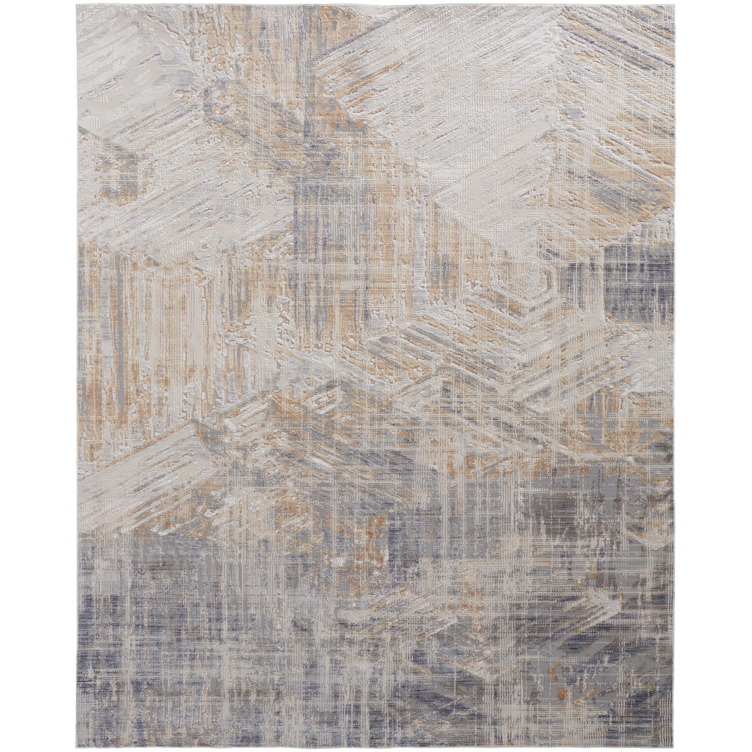 Image of Feizy Rug Laina 39G6F, Gray/Beige
