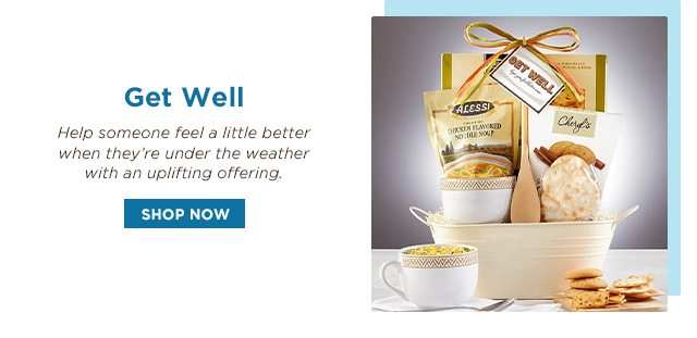 Get Well - Help someone feel a little better when they’re under the weather with an uplifting offering.