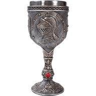 Medieval Knight Helmet Goblet