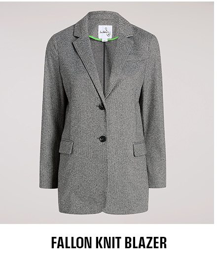 Fallon Knit Blazer (Black)