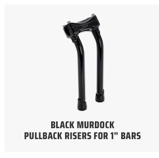 Black Murdock Pullback Risers 