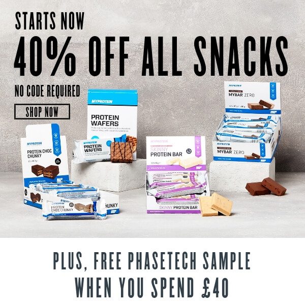 40% off all snacks