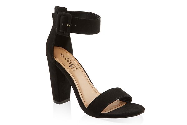 Buckle Ankle Strap High Heel Sandals