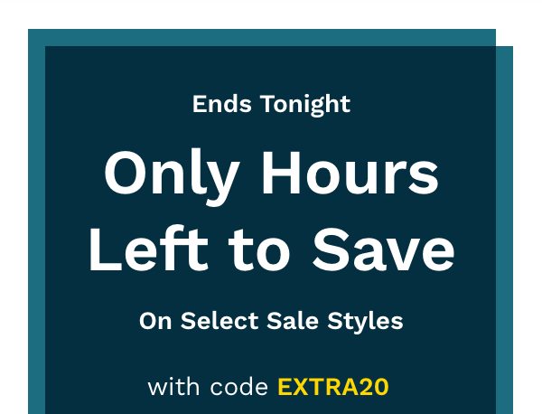 Hours Left To Save!