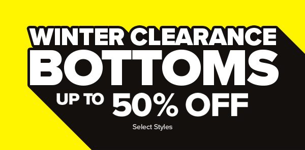 Shop Winter Clearance Bottoms