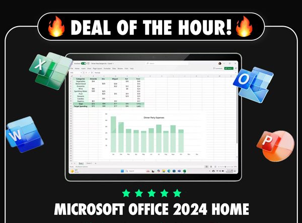 Microsoft Office 2024 Home for Mac or PC