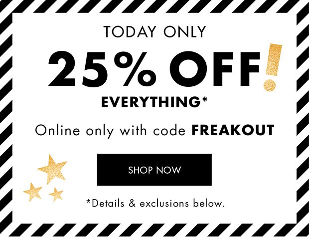 25% OFF!