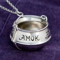 Hocus Pocus Amok Cauldron Necklace (Disney) Jewelry by RockLove