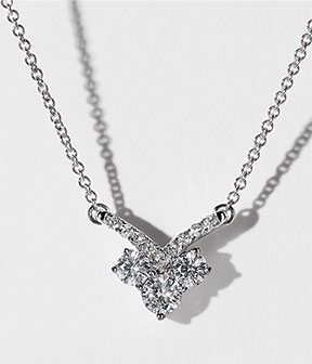 3-Stone Diamond Necklace