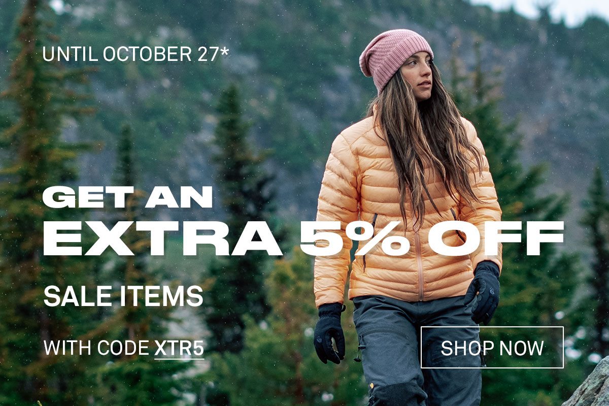 EXTRA 5% off sale items
