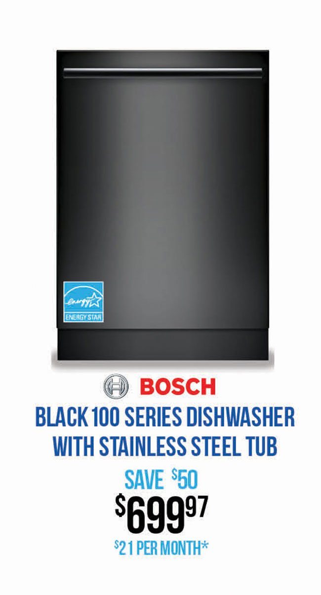 Bosch-Black-Dishwasher