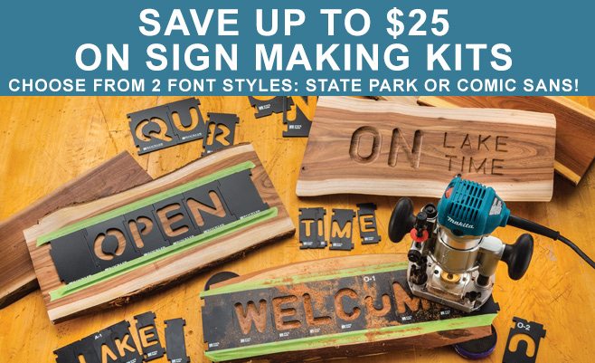 Save Up to $25 on Sign Making Kits
