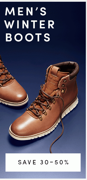 MEN'S WINTER BOOTS | SAVE 30-50%